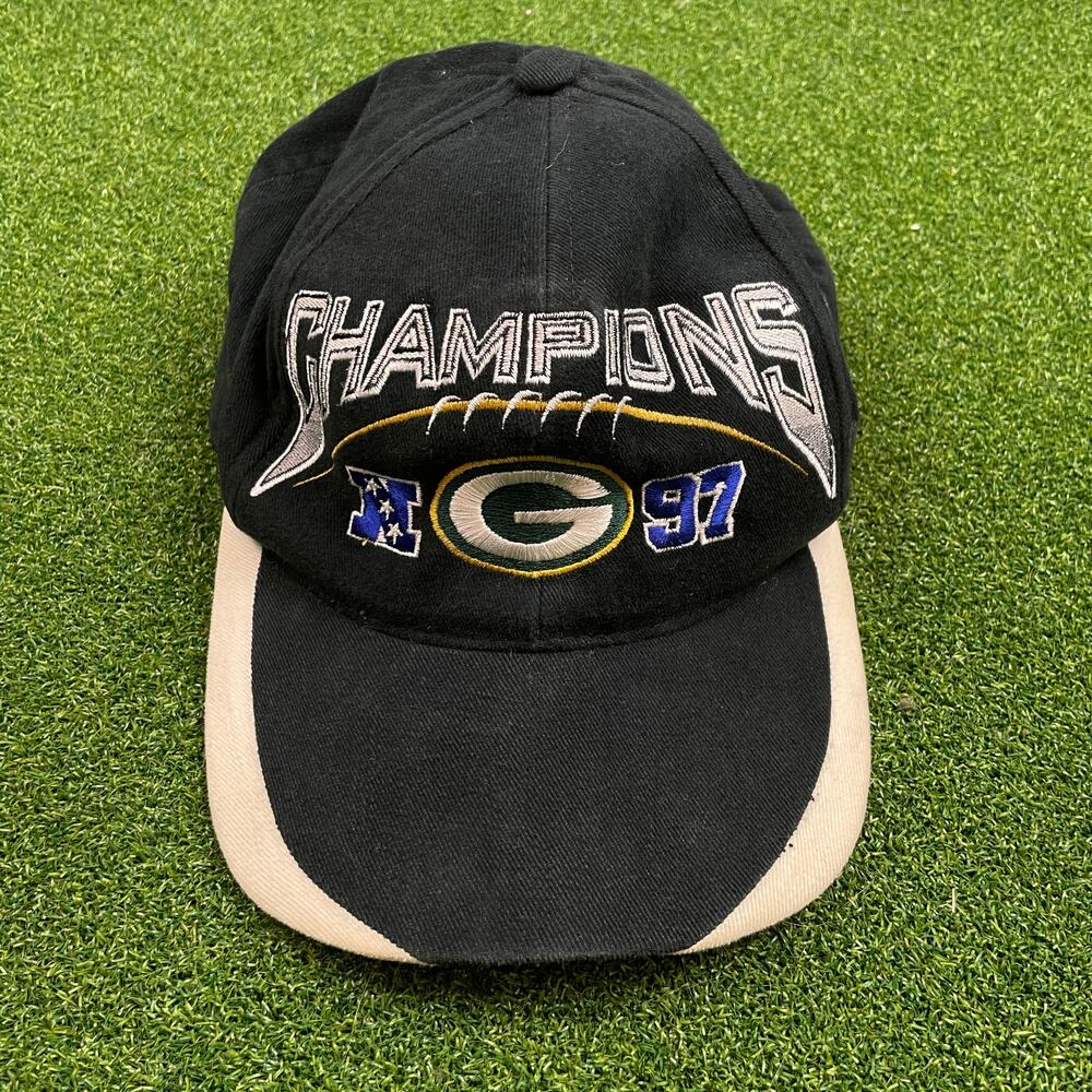Vintage 1997 Green Bay Packers NFL Pro Line NFC Champions Snapback Hat